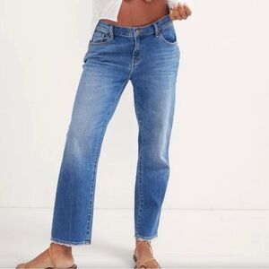 Hatch maternity boyfriend jeans.